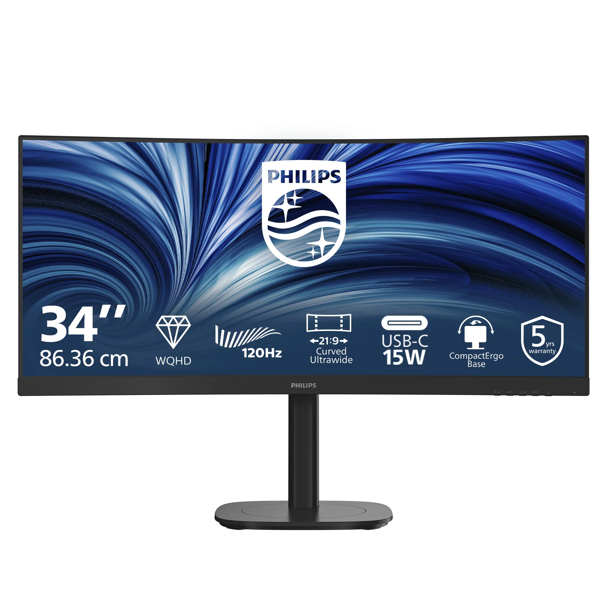 Philips 34B2N3500C/00 34" UWQHD, VA, 120Hz -näyttö