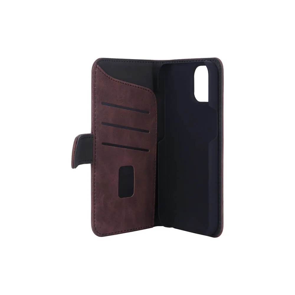 GEAR Wallet, iPhone 14 - pl&aring;nboksfodral, Brun