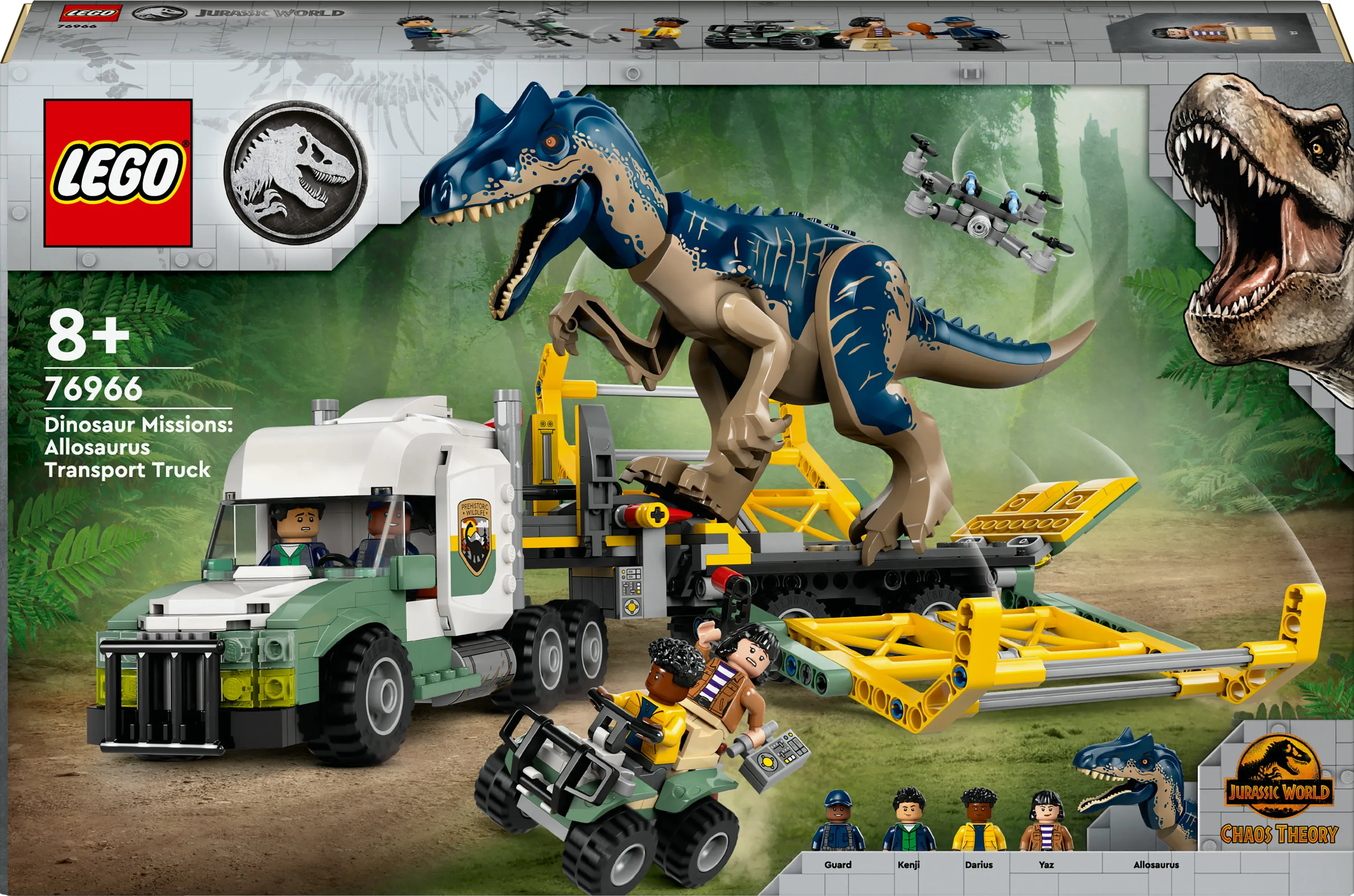 LEGO Jurassic World Dinosaurieoperationer: Allosauruslastbil 76966