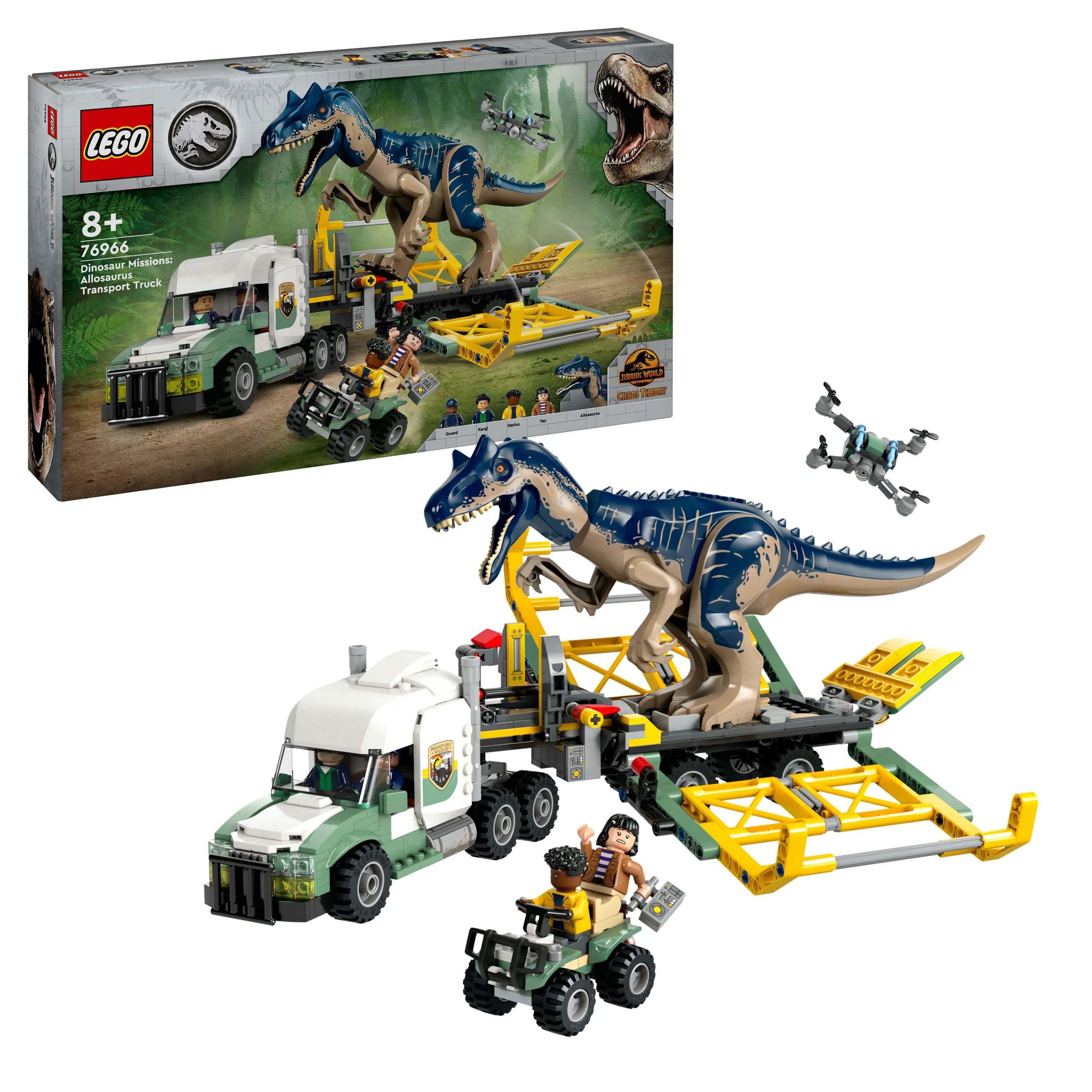 LEGO Jurassic World Dinosaurieoperationer: Allosauruslastbil 76966