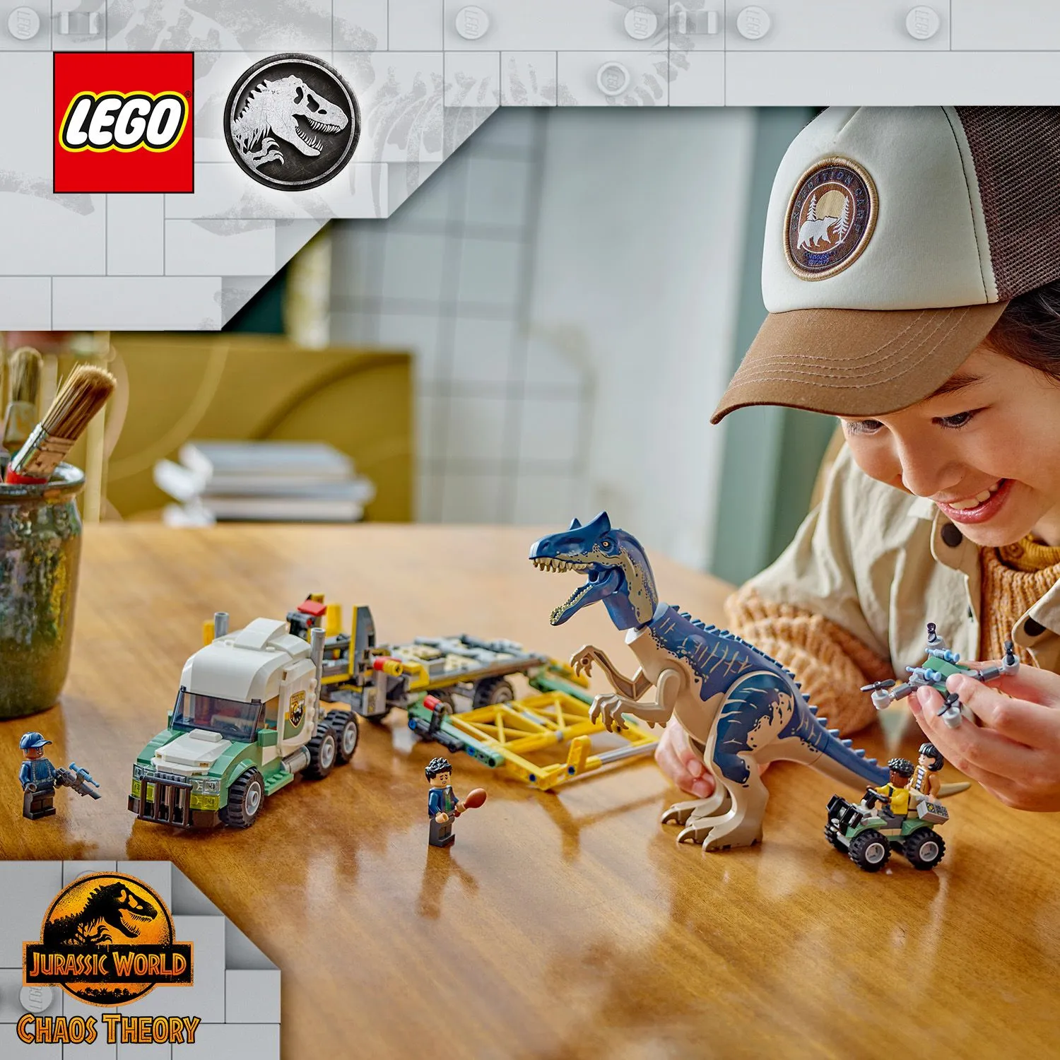 LEGO Jurassic World Dinosaurieoperationer: Allosauruslastbil 76966