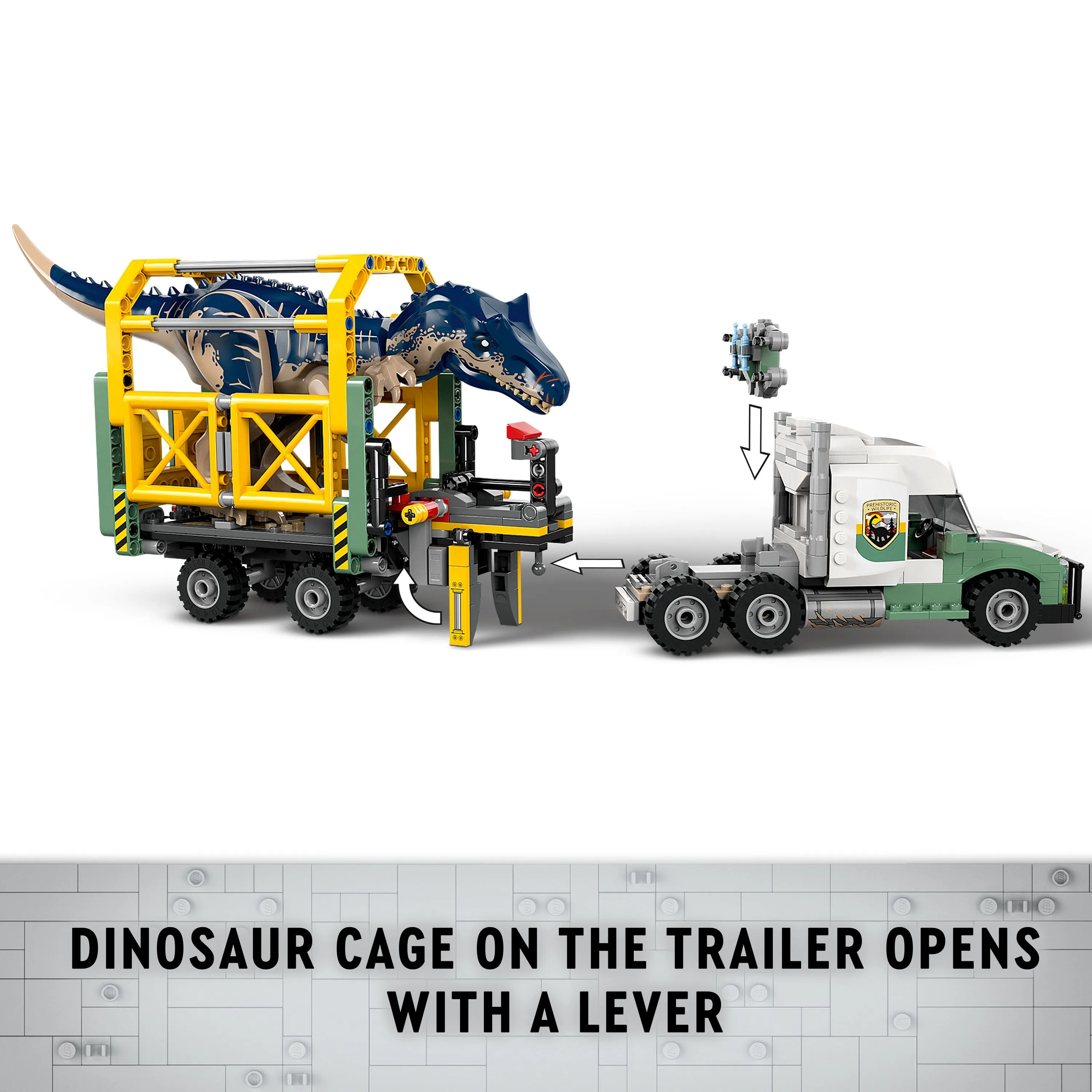 LEGO Jurassic World Dinosaurieoperationer: Allosauruslastbil 76966