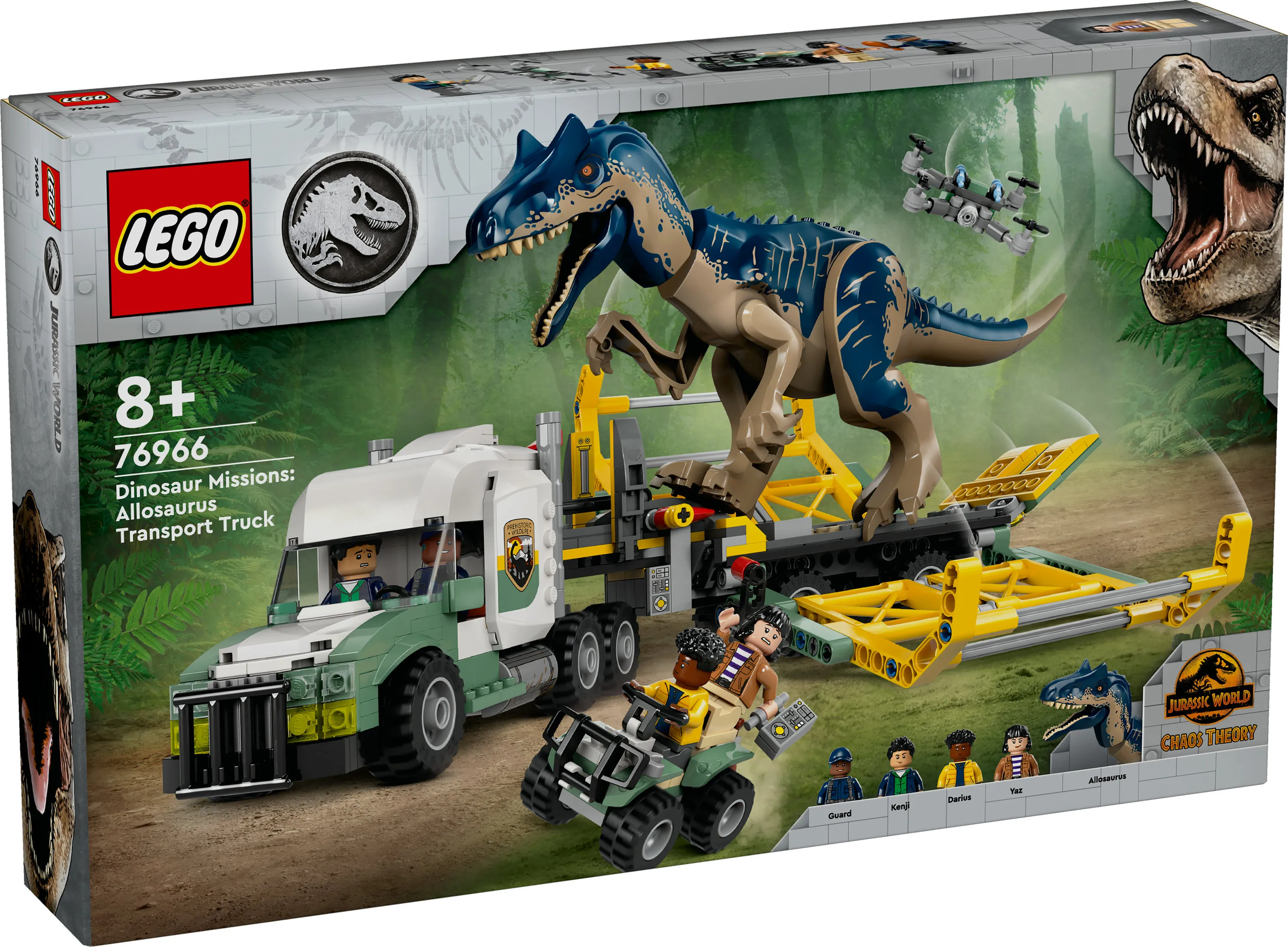 LEGO Jurassic World Dinosaurieoperationer: Allosauruslastbil 76966