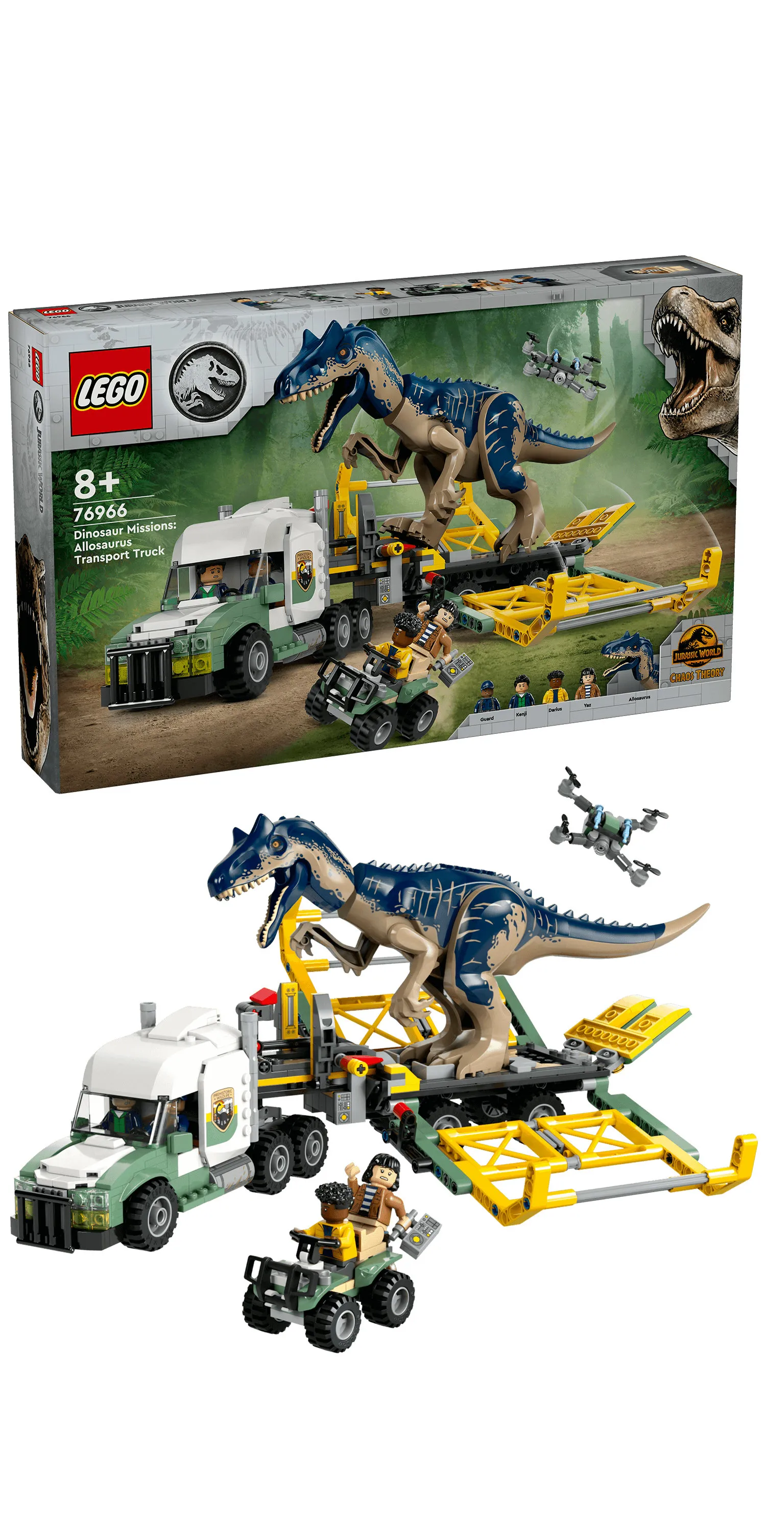 LEGO Jurassic World Dinosaurieoperationer: Allosauruslastbil 76966