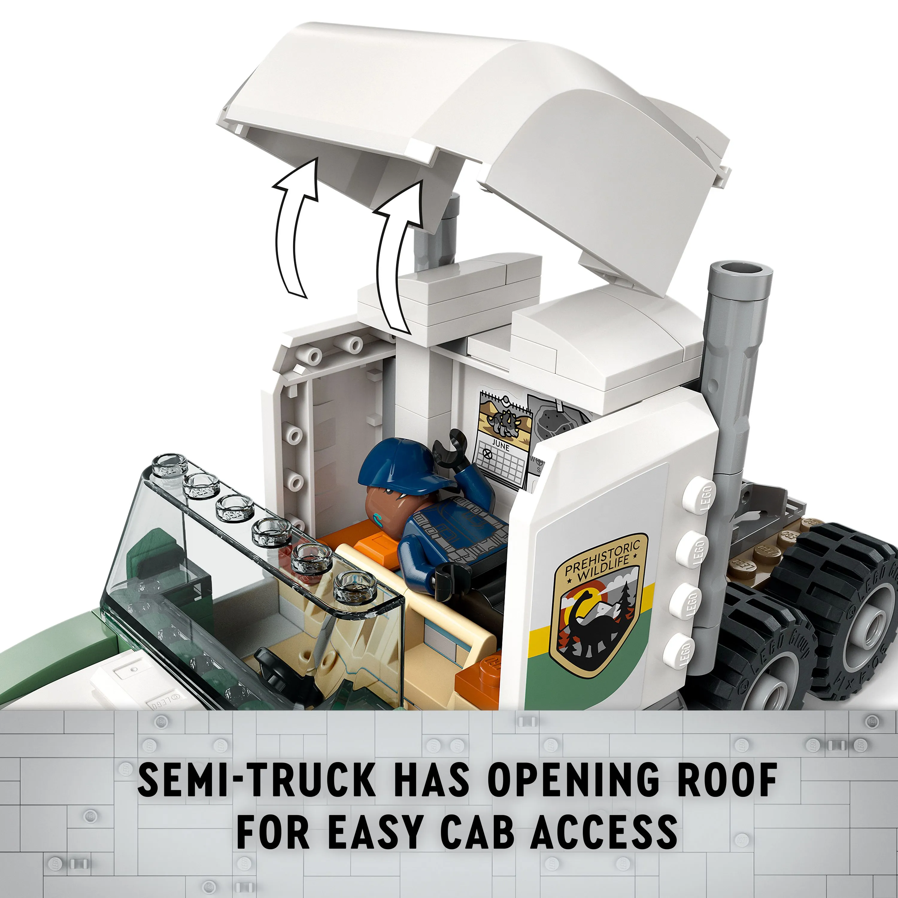 LEGO Jurassic World Dinosaurieoperationer: Allosauruslastbil 76966