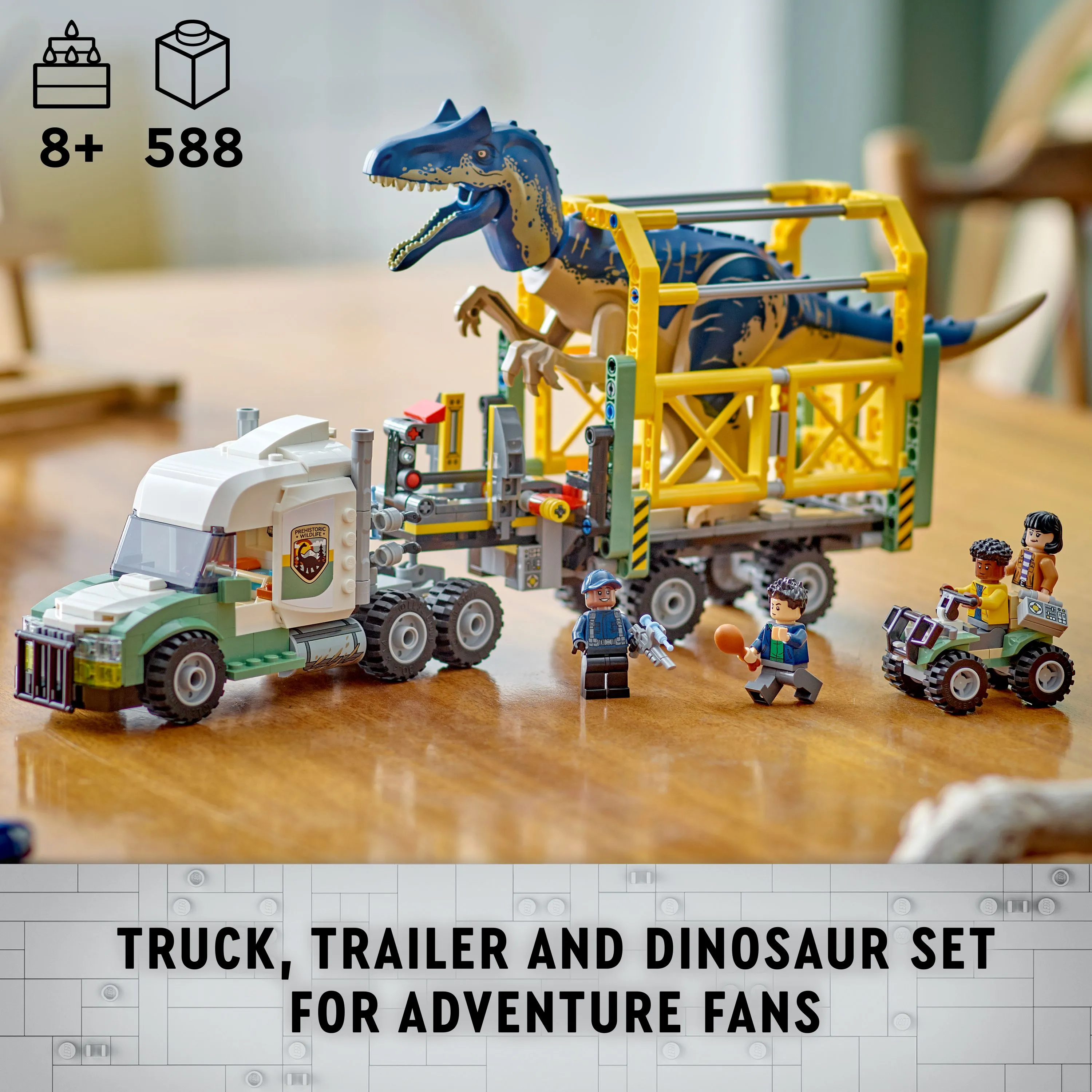 LEGO Jurassic World Dinosaurieoperationer: Allosauruslastbil 76966