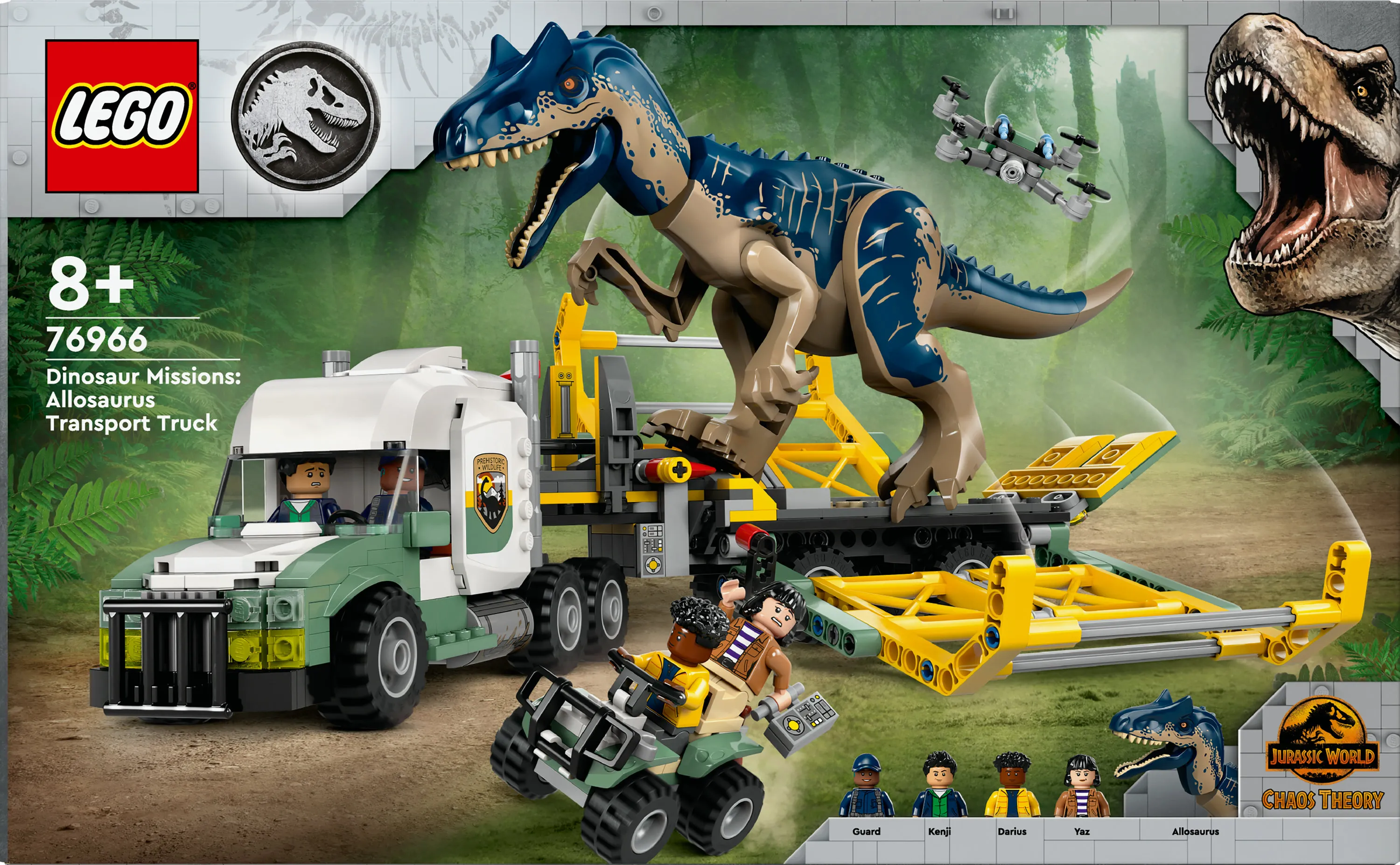 LEGO Jurassic World Dinosaurieoperationer: Allosauruslastbil 76966
