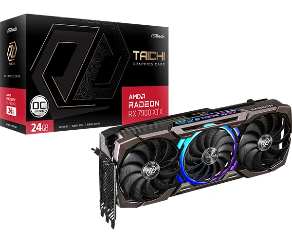 ASRock Radeon RX 7900 XTX Taichi OC 24 GB - grafikkort