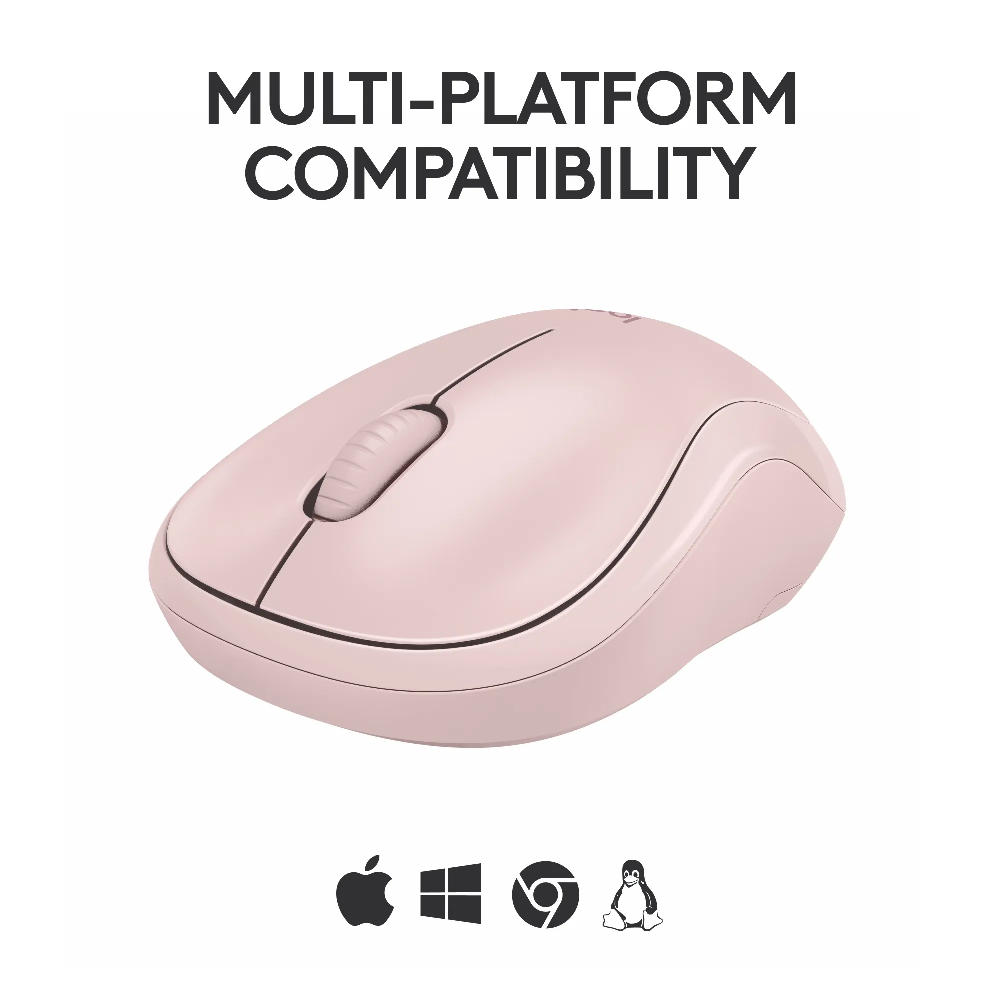 Logitech M240 - wireless mouse, Pink
