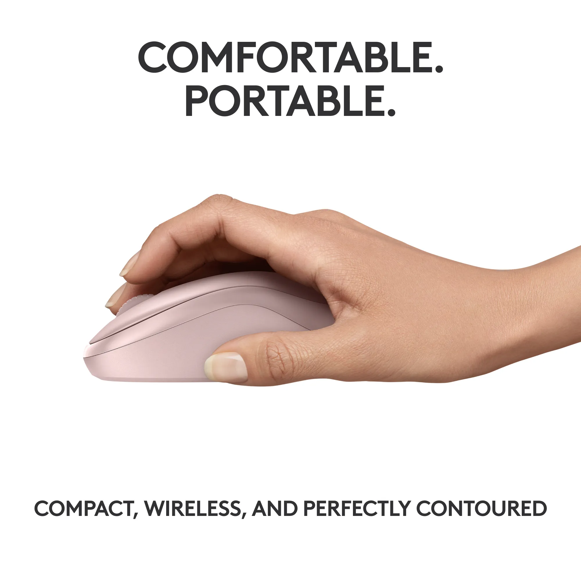 Logitech M240 - wireless mouse, Pink