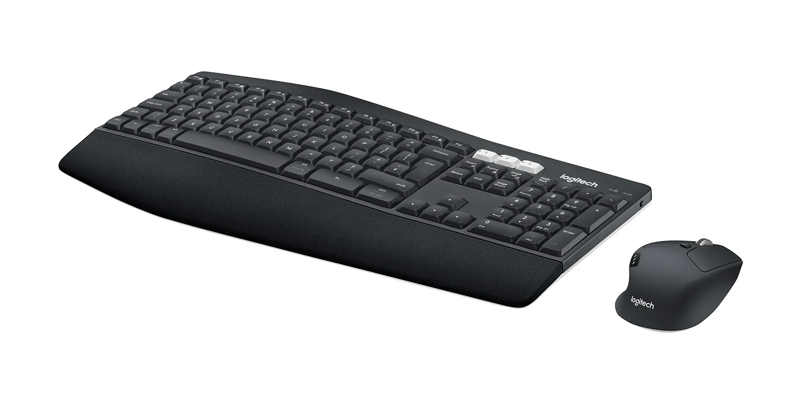 Logitech MK850 Performance -langaton ergonominen n&auml;pp&auml;imist&ouml; ja hiiri, musta
