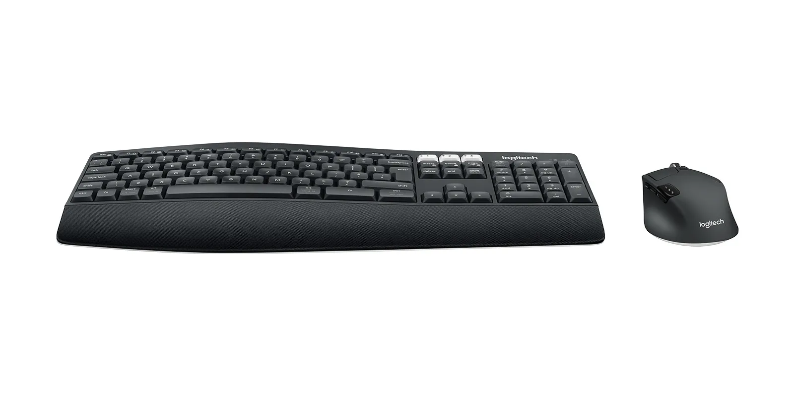 Logitech MK850 Performance -langaton ergonominen n&auml;pp&auml;imist&ouml; ja hiiri, musta