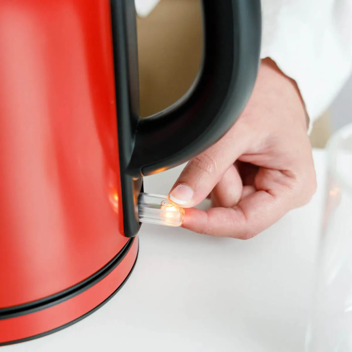 Taurus Vintage - electric kettle, red, 1l