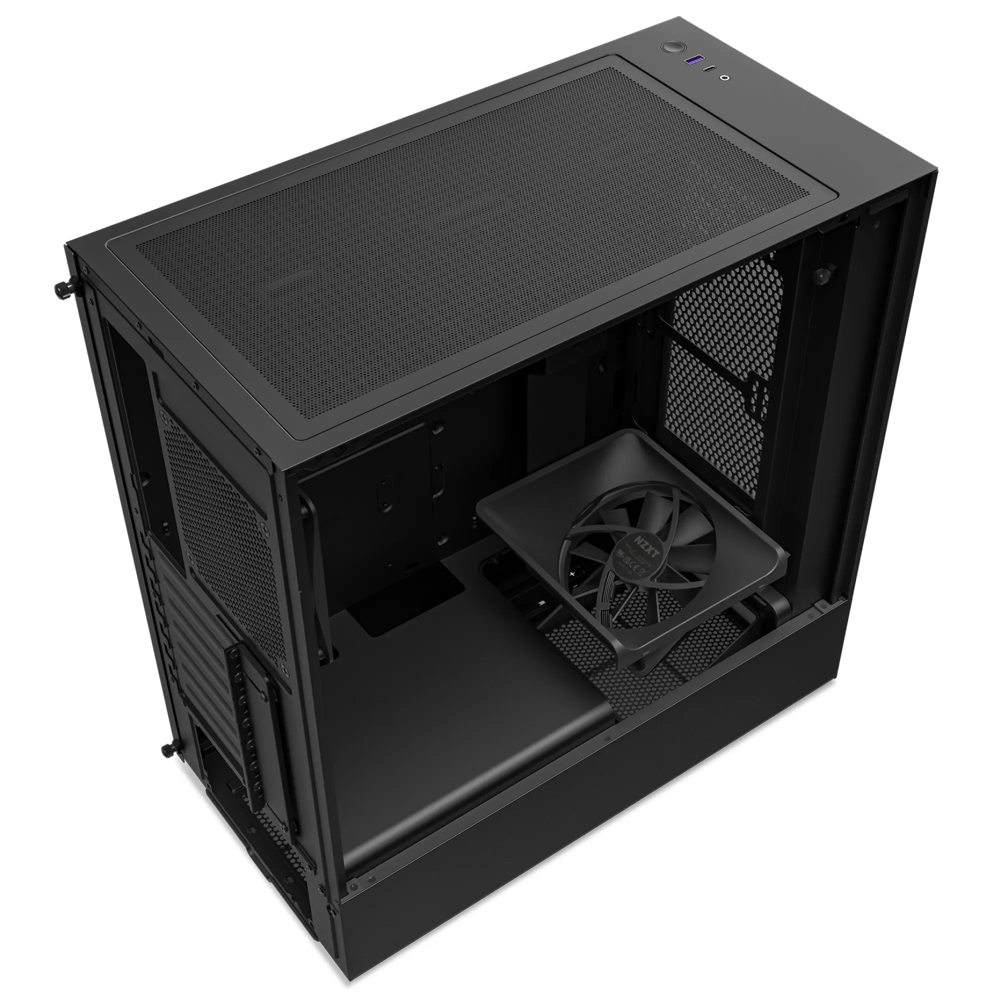 NZXT H5 Flow - Mid Tower case, window, Black