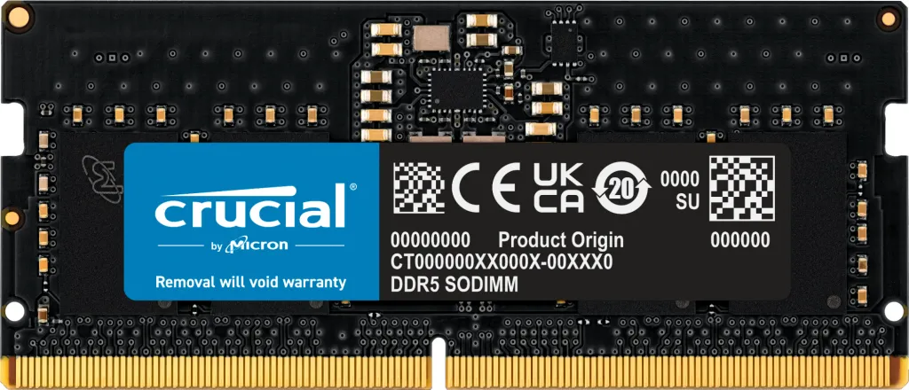 Crucial CT8G48C40S5 8GB (1 x 8GB) DDR5 4800 MHz, CL40 - memory