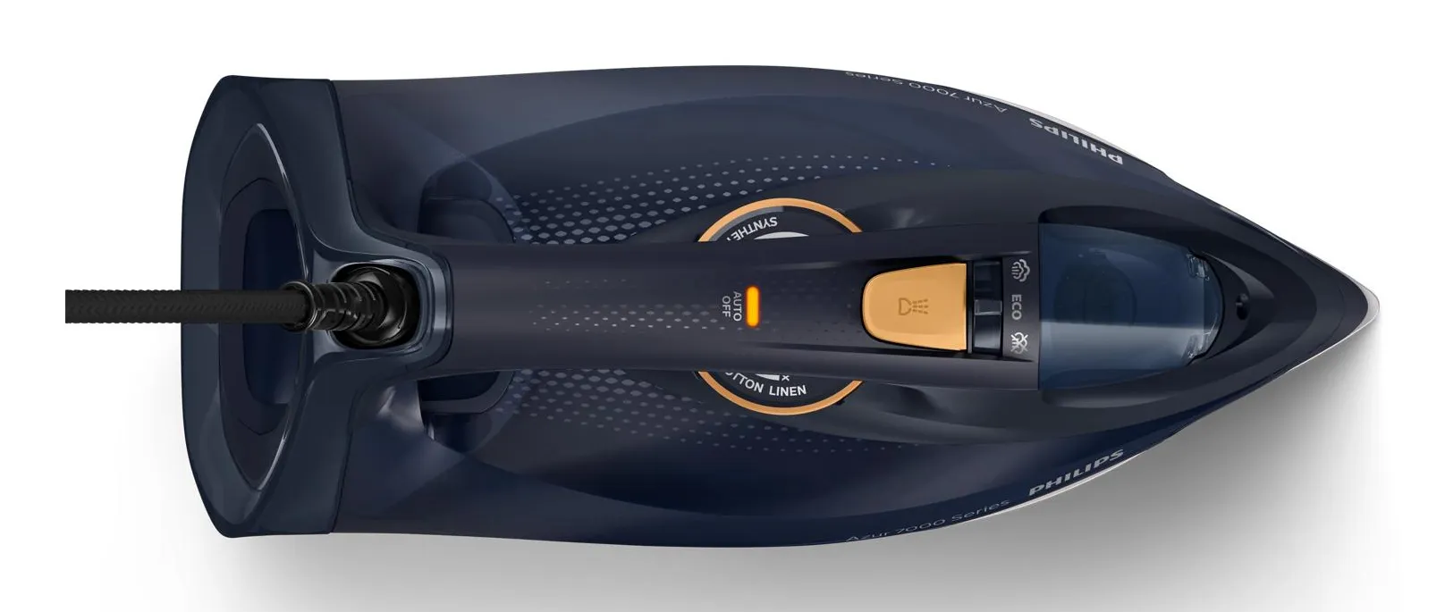 Philips Azur 7000 Series DST7060/20 Steam Iron, 3000W, 0.3L, Blue/Yellow