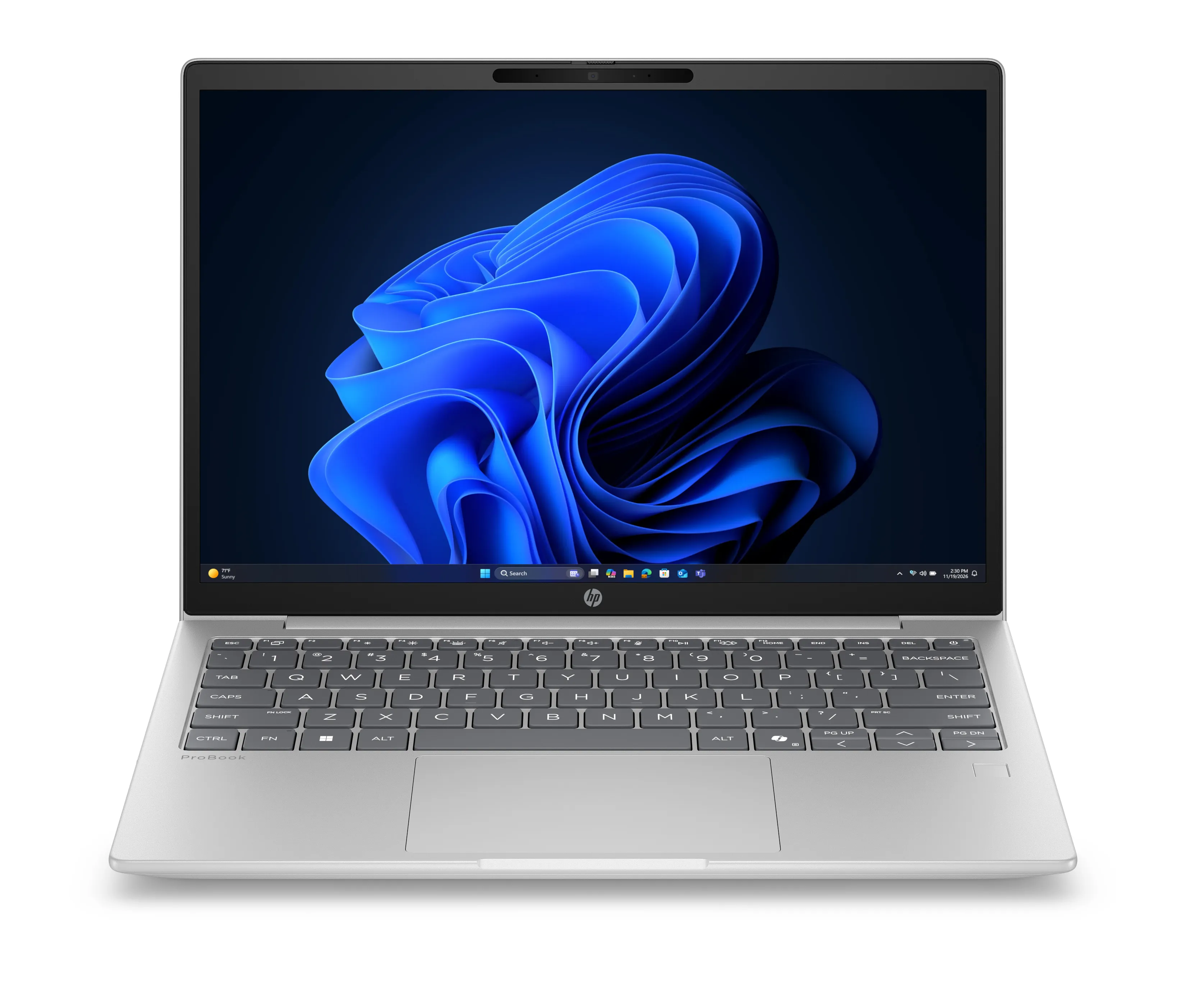 HP ProBook 4 G2i 13.3", 16 Gt, 512 Gt, Win 11 Pro -kannettava, hopea
