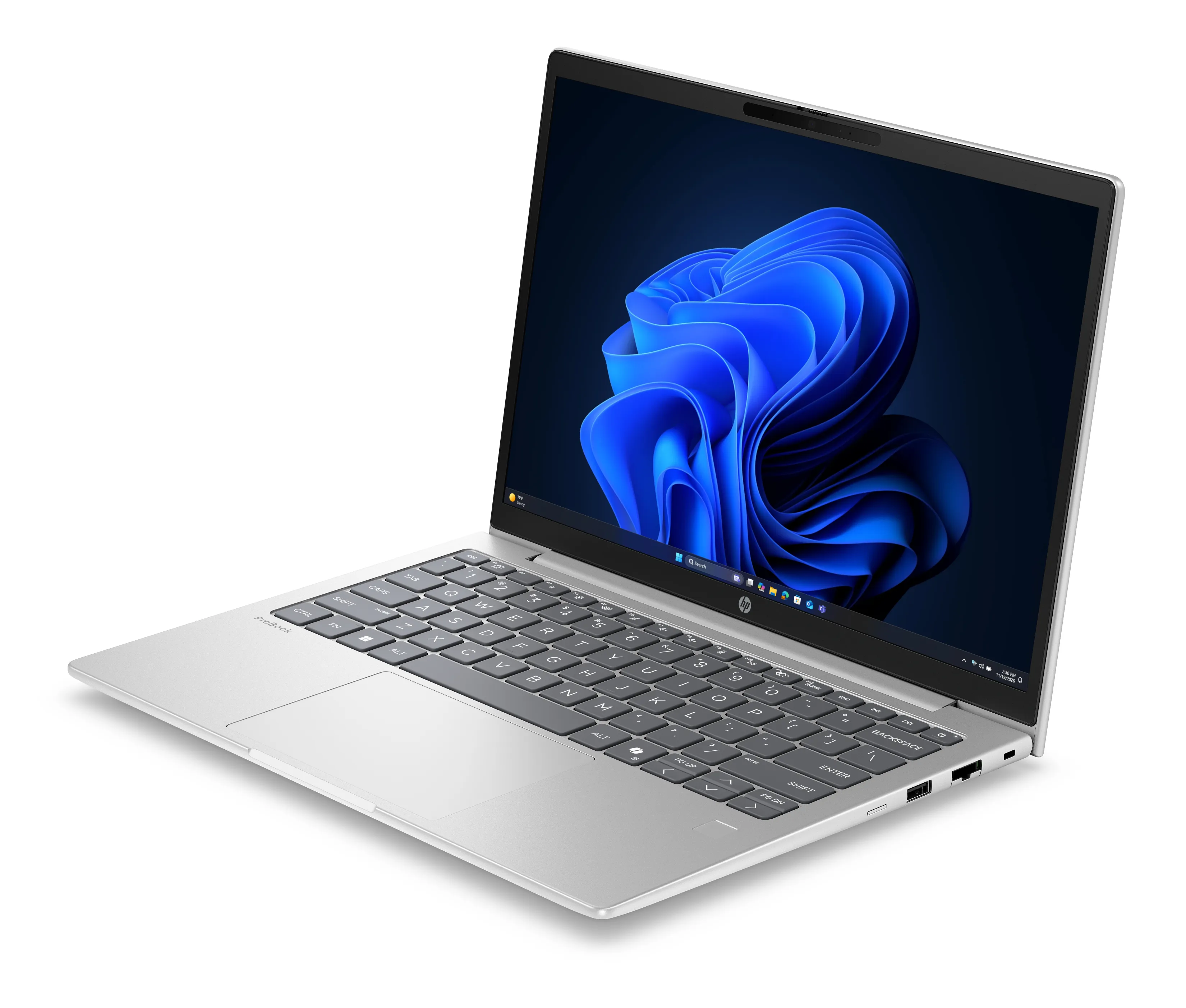 HP ProBook 4 G2i 13.3", 16 Gt, 512 Gt, Win 11 Pro -kannettava, hopea