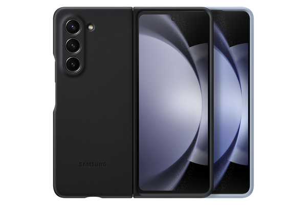 Samsung Leather Cover, Galaxy Z Fold5 - fodral, Svart