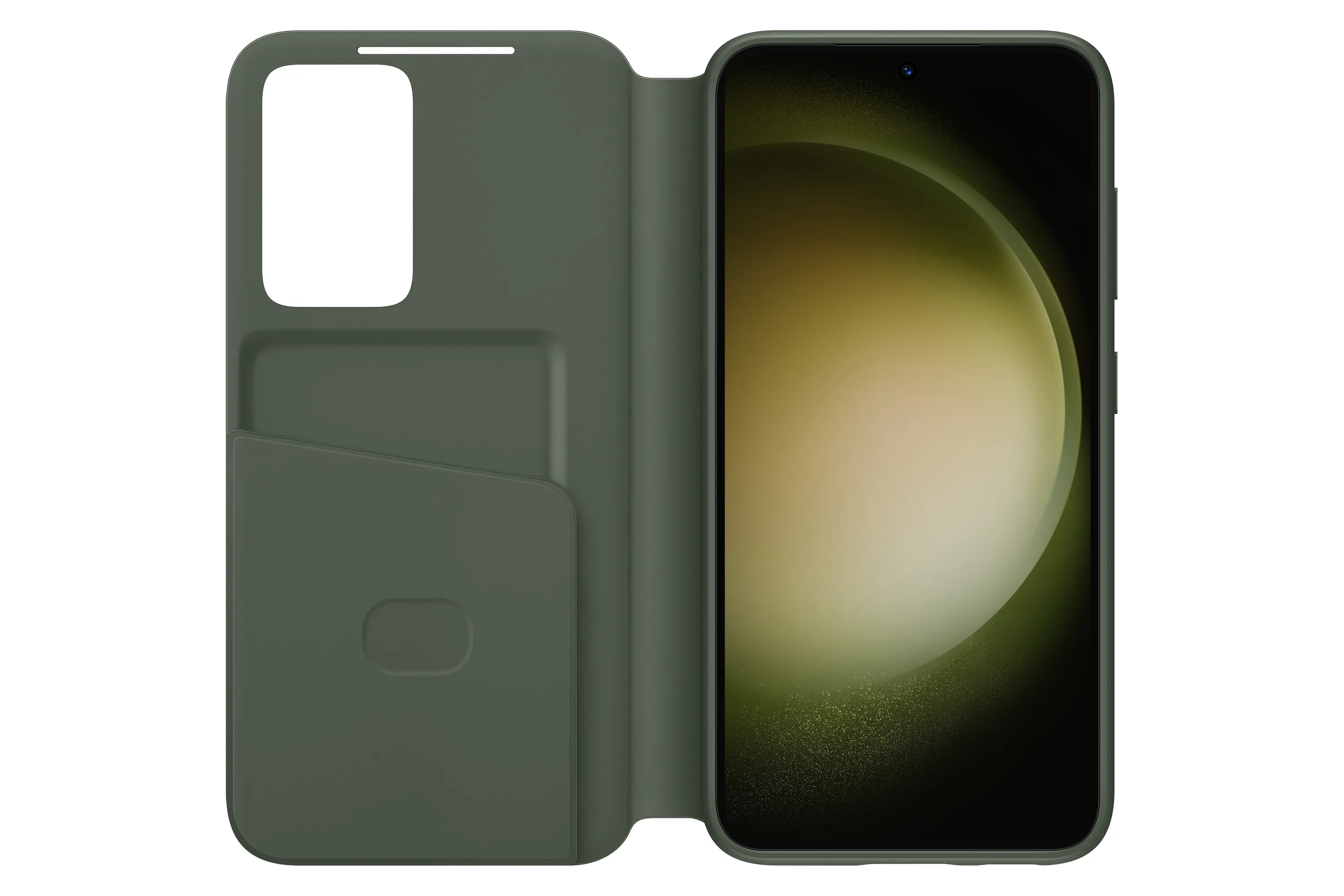Samsung Galaxy S23 Clear View Wallet Case, Khaki