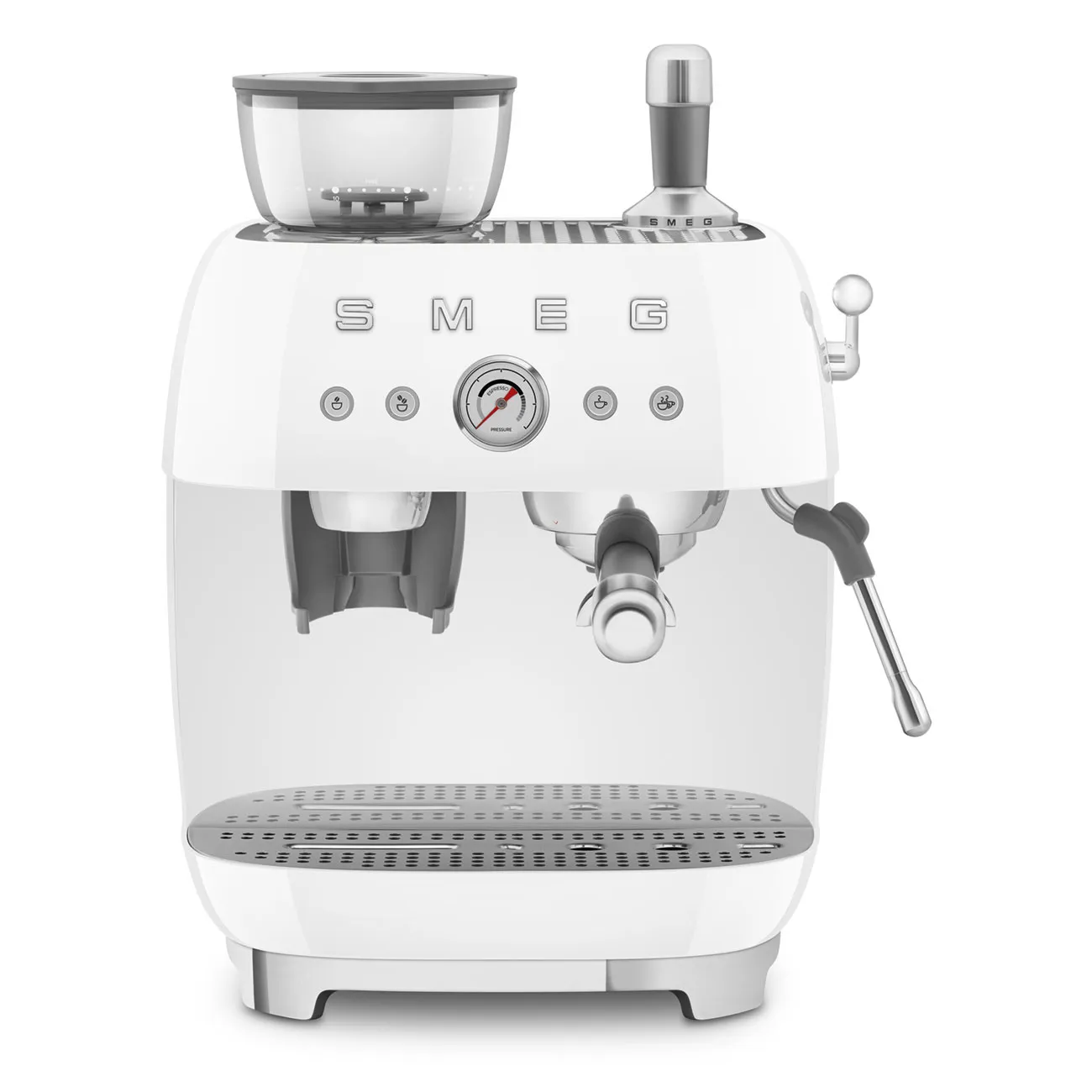 Smeg 50's Style EGF03WHEU - espressomaskin, Vit