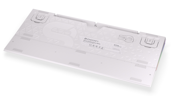 Endorfy Omnis Pudding Kalih Red RGB - speltangentbord, vit