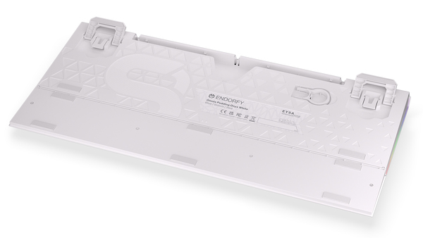 Endorfy Omnis Pudding Kalih Red RGB - speltangentbord, vit