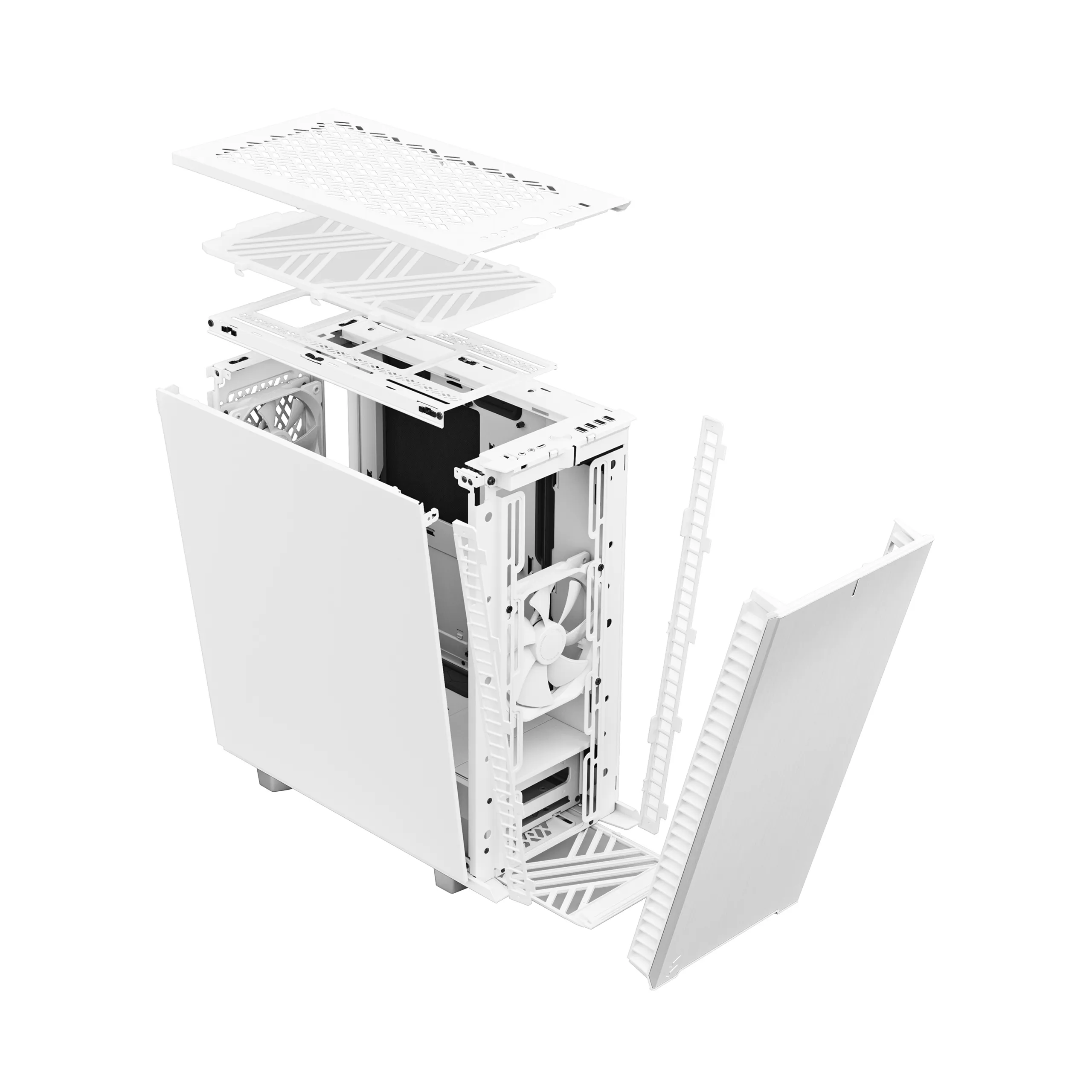 Fractal Design Define 7 Compact - miditower chassi, White Solid