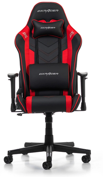 DXRacer Prince P132 -pelituoli, musta, punainen