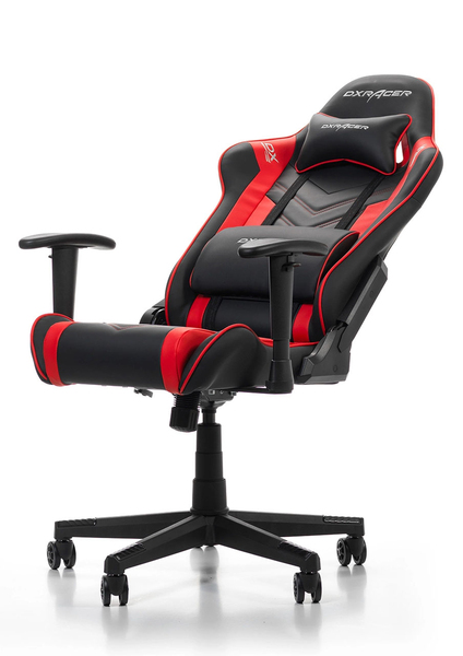 DXRacer Prince P132 - spelstol, svart, röd