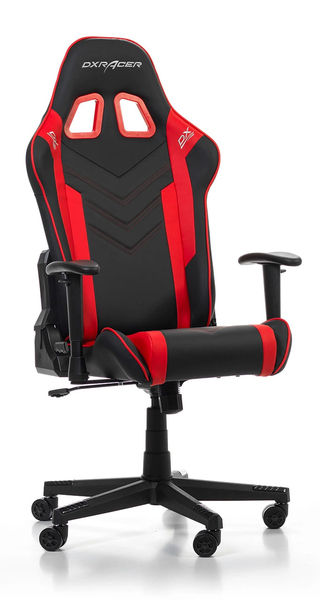 DXRacer Prince P132 -pelituoli, musta, punainen