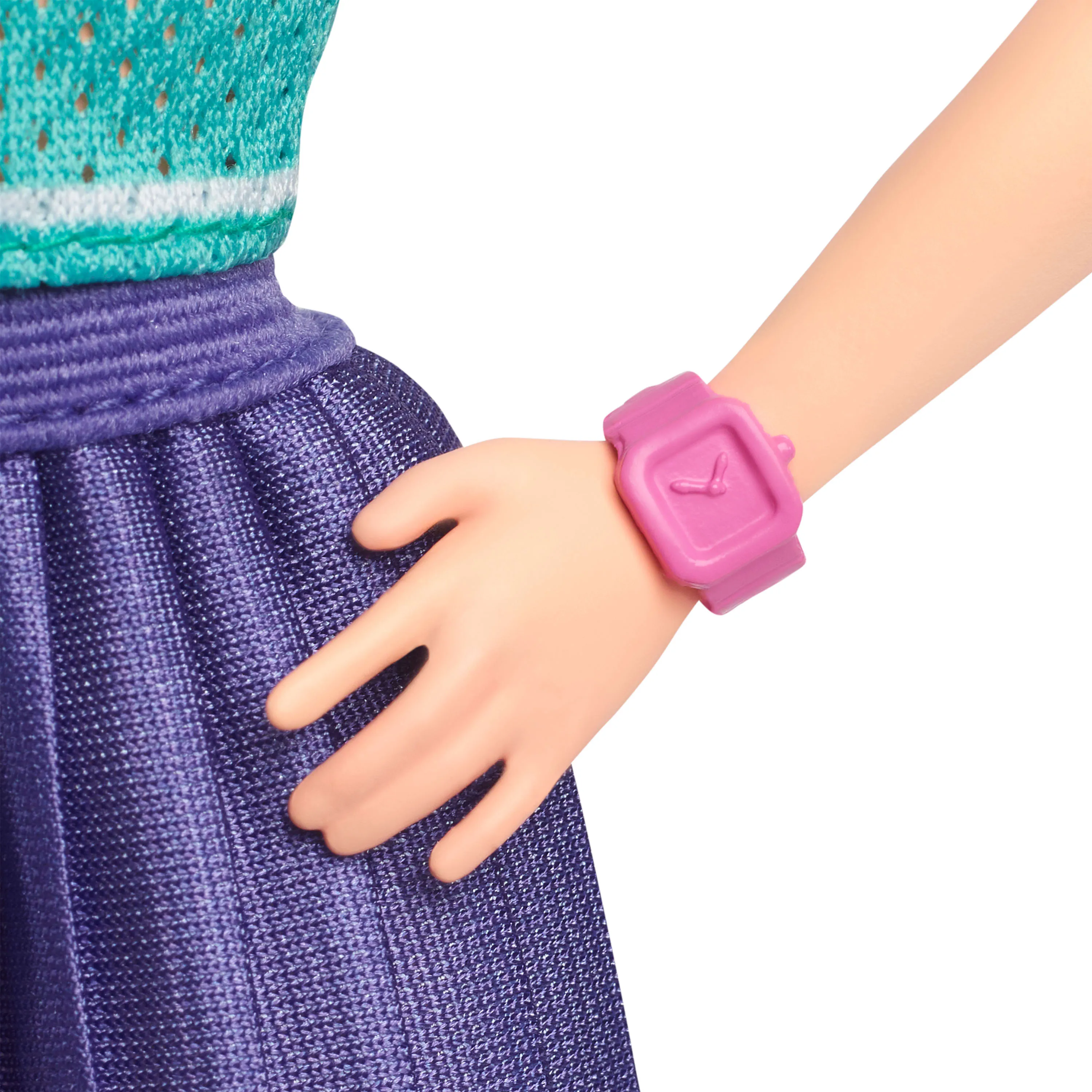 Barbie Barbie Fashionista doll in jersey top and pleated skirt