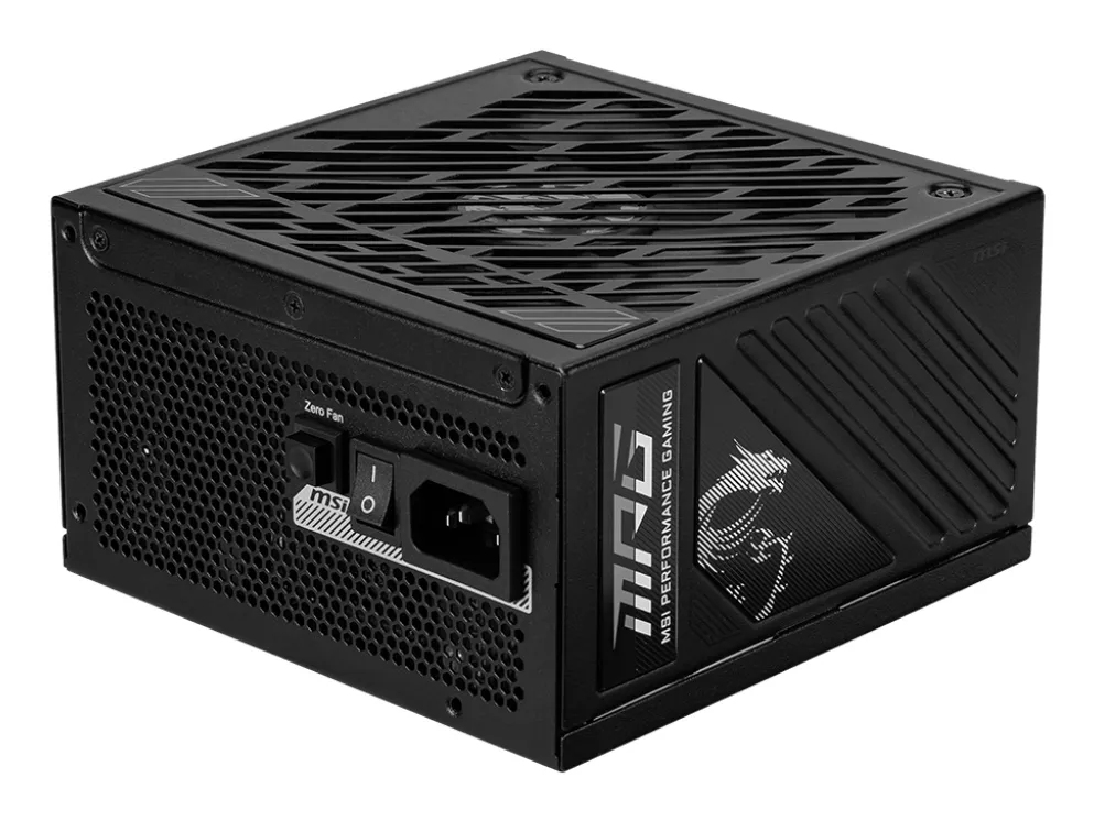 MSI MPG A1000GS PCIE5 1000 W - power supply, 80 Plus Gold