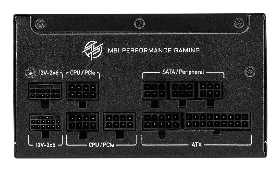 MSI MPG A1000GS PCIE5 1000 W - power supply, 80 Plus Gold