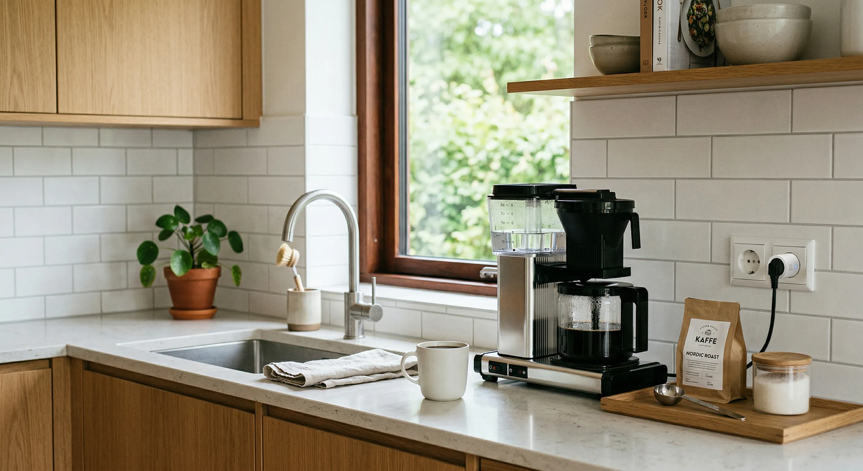 Deltaco Smart Home SH-P01 - smart uttag, Wi-Fi