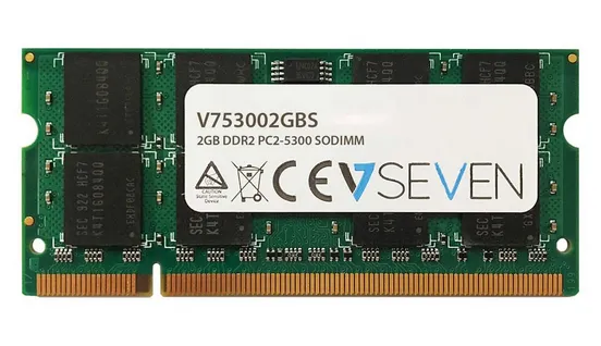 2GB DDR2 667MHZ CL5 SO DIMM PC2-5300 1.8V