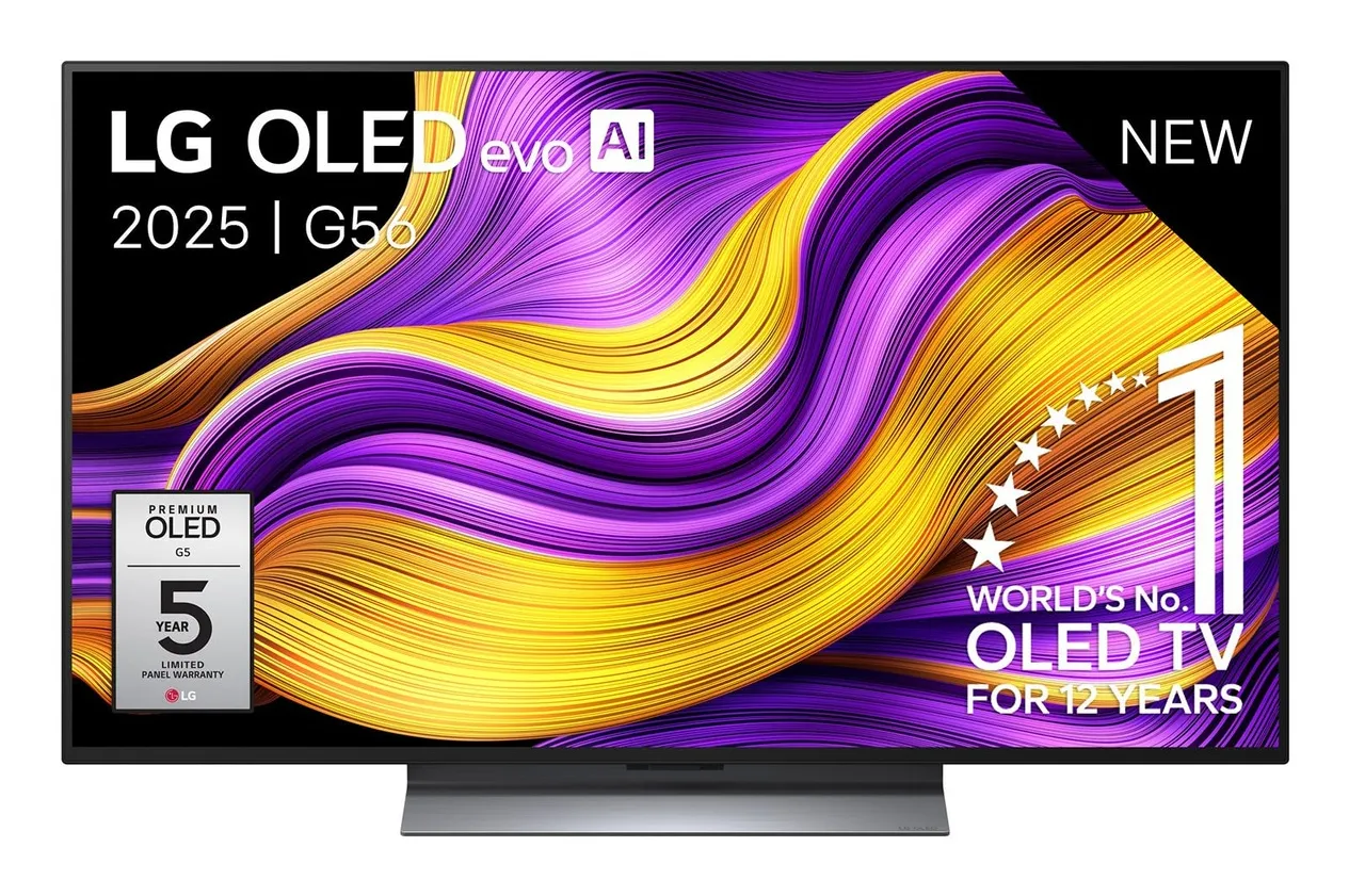 LG OLED48G56LS 48" 4K webOS 25 TV, 165 Hz, Dolby Vision, HDR10, HLG