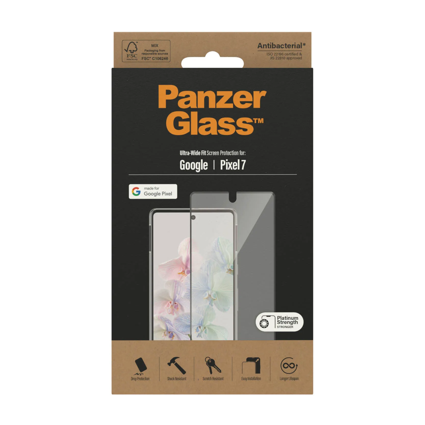 PanzerGlass Ultra-Wide Fit, Google Pixel 7 - Screen Glass