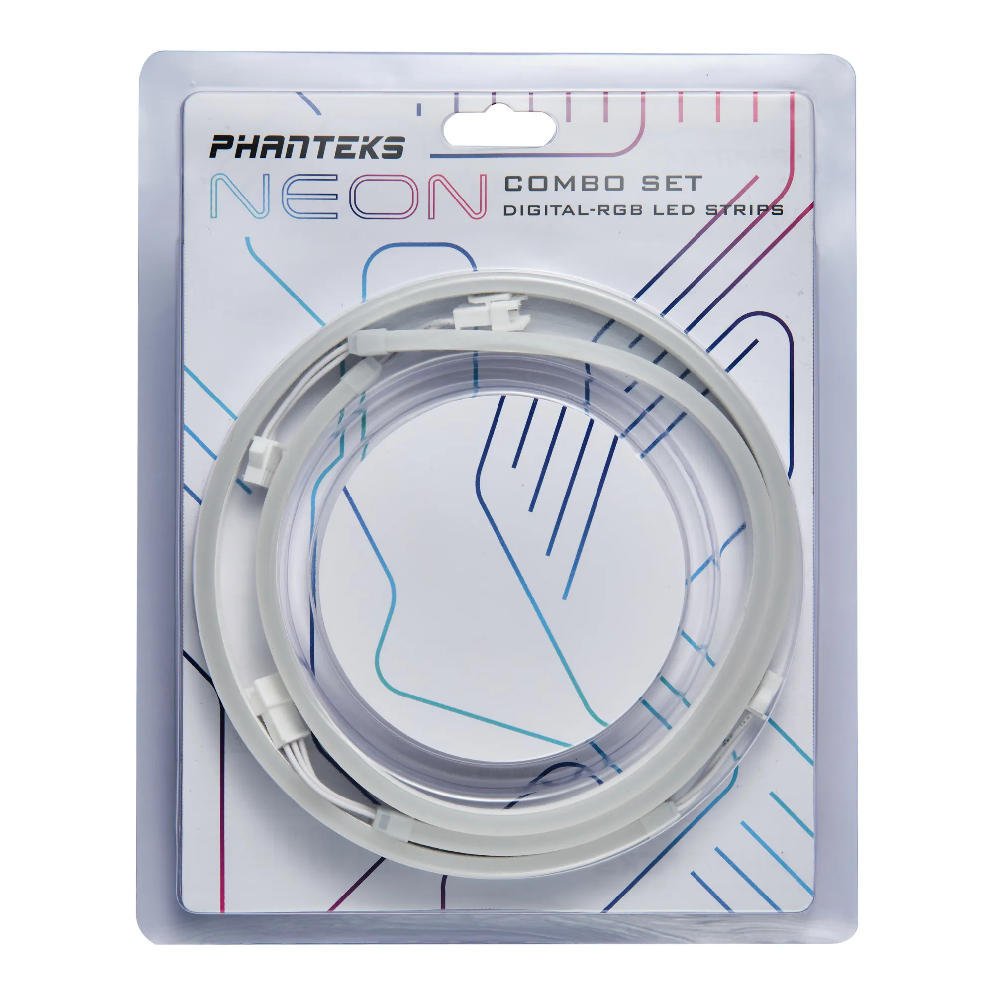 Phanteks Neon Digital RGB LED Strip Combo Set, White
