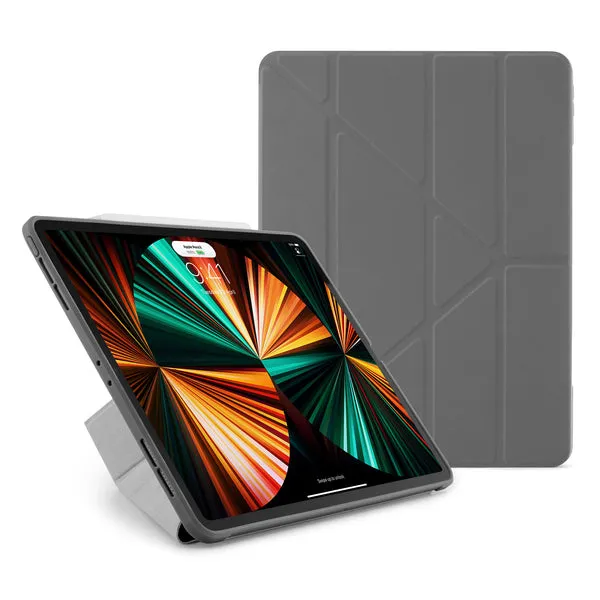 Pipetto Origami No1, iPad Pro 12.9" (3-5 Gen.) - Protective Case, Dark Grey