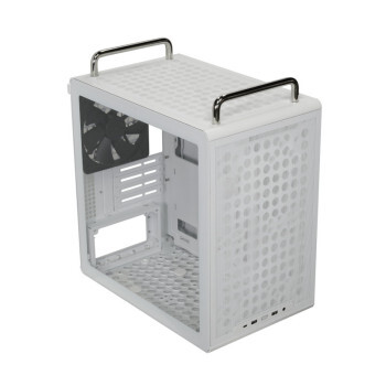 Cooler Master Qube 340 Micro-ATX Case with window, White