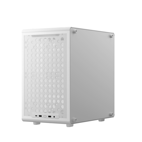 Cooler Master Qube 340 Micro-ATX Case with window, White