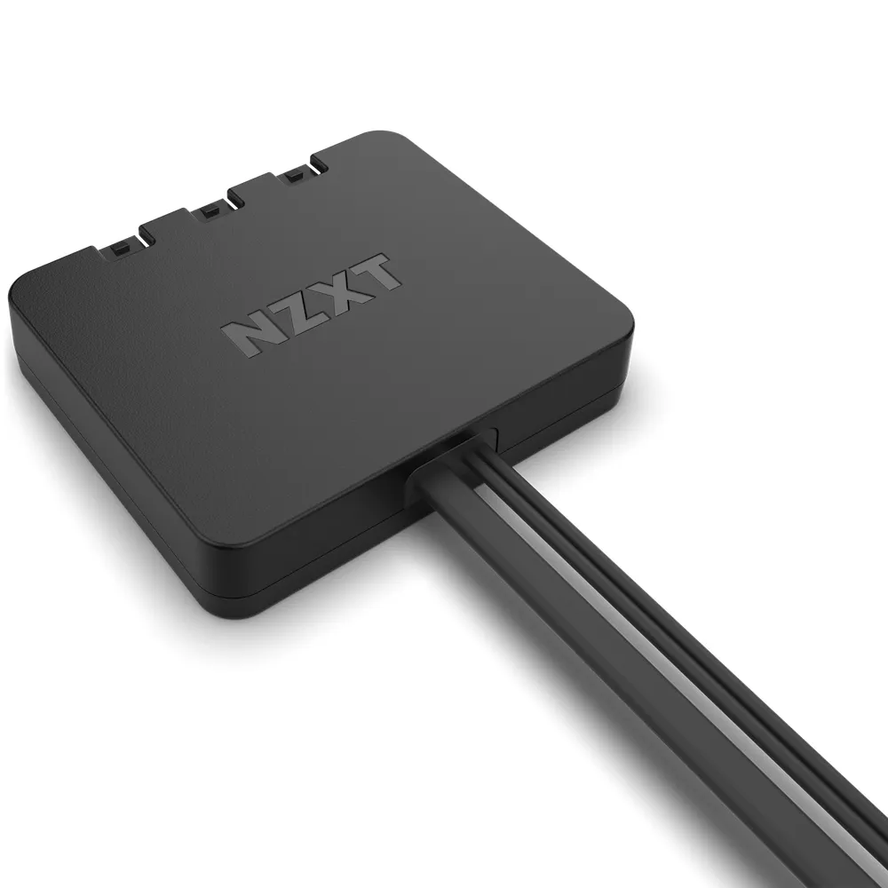NZXT 3xF120 RGB DUO &amp; RGB Controller -kotelotuuletin, valkoinen