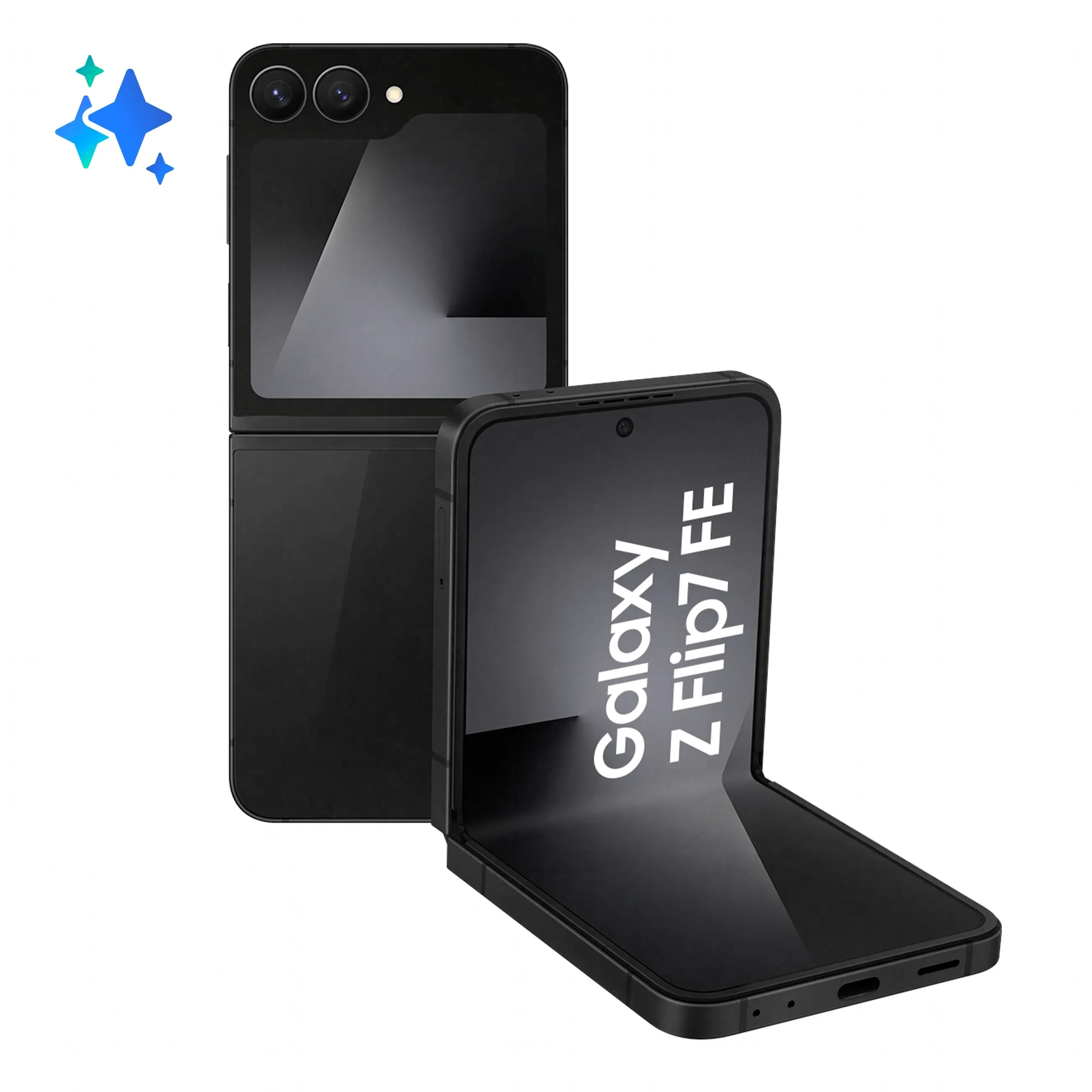 Samsung Galaxy Z Flip7 FE 8/256 Gt -puhelin, musta
