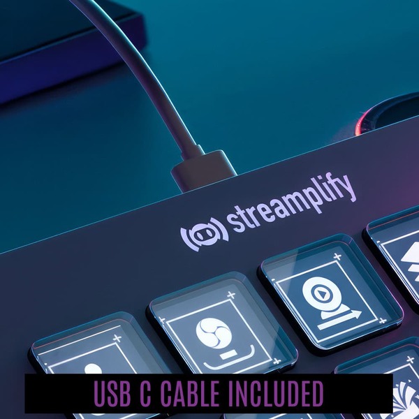 Streamplify Streaming Deck One, USB-Hub -hallintapaneeli