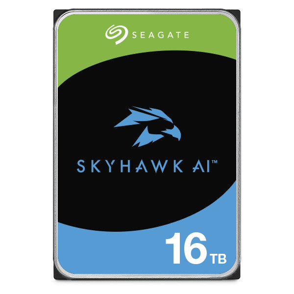Seagate SkyHawk AI 3.5" 16TB, 7200 RPM, 512MB, 550 WRL, SATA III Hard Drive for Surveillance