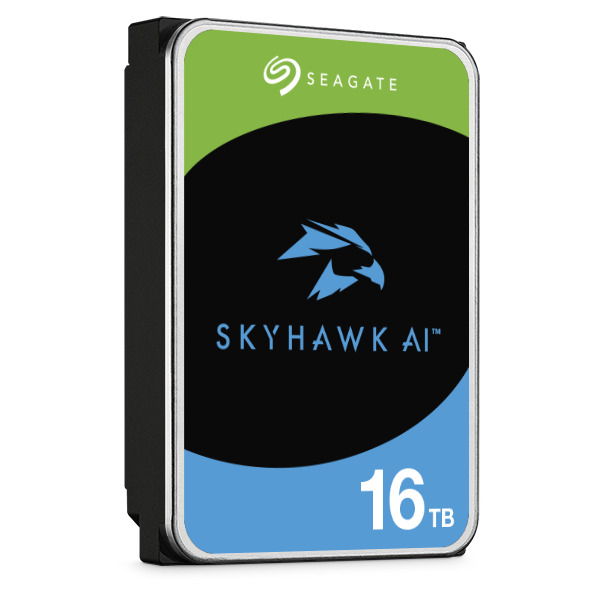 Seagate SkyHawk AI 3.5" 16TB, 7200 RPM, 512MB, 550 WRL, SATA III Hard Drive for Surveillance