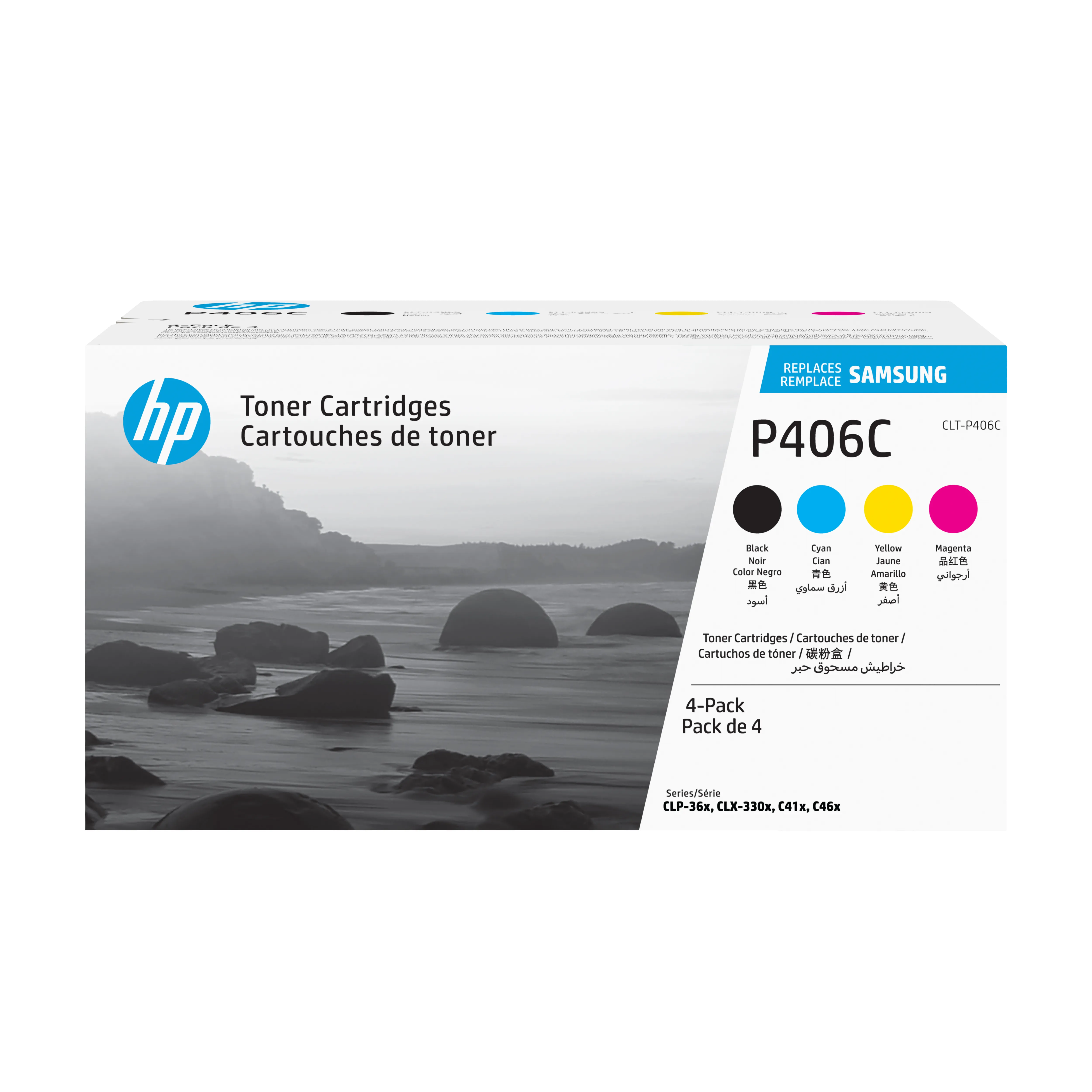 CLP-360 C/M/Y/K rainbow toner kit