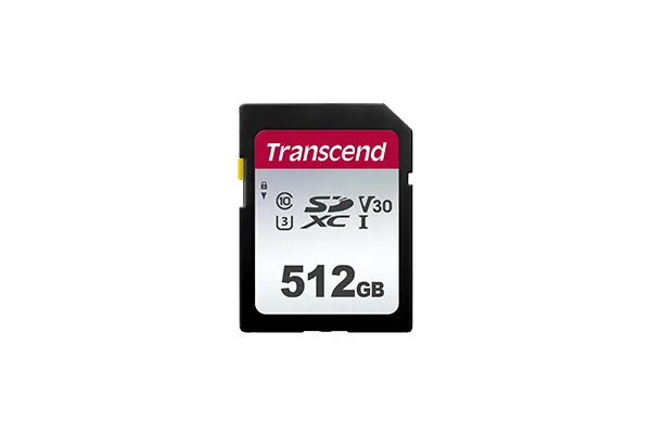 TRANSCEND SDXC UHS-3/V30 512GB 3D NAND