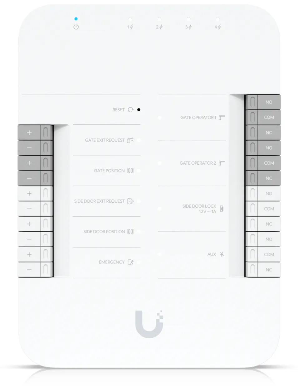 Ubiquiti Gate Hub access control via connected Access readers or Intercom.